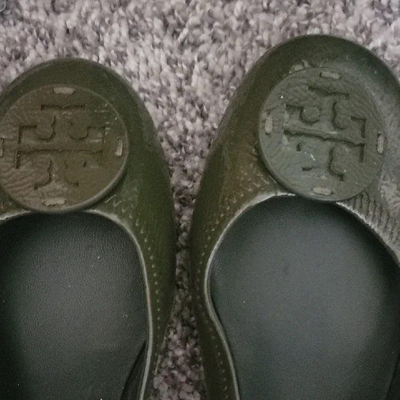 Tory Burch Dark Green Loafers - Picture 3 of 4